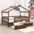 Heulwen Two Drawers Wooden House Bed-1726847287-1726847284