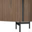 Buffet moderne en bois de 78 po avec tablettes réglables