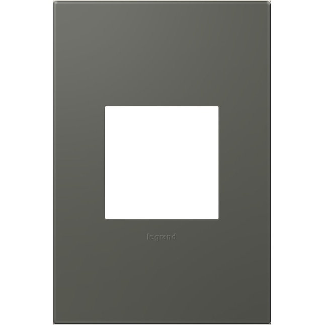 Legrand adorne 1 -Gang spécialité taille doux mousse plastique gris