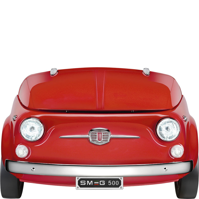 50" Smeg Fiat Beverage Cooler, Red