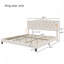 Upholstered Platform Bed With Saddle Curved Adjustable Headboard-143511944
