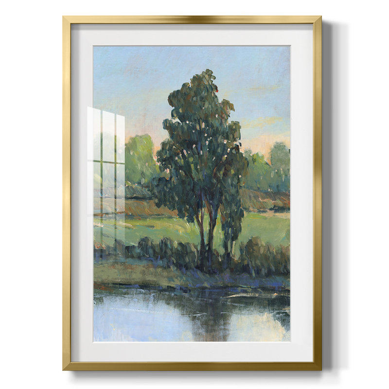 " Arizona Highways ", White, Gold Framed Paper