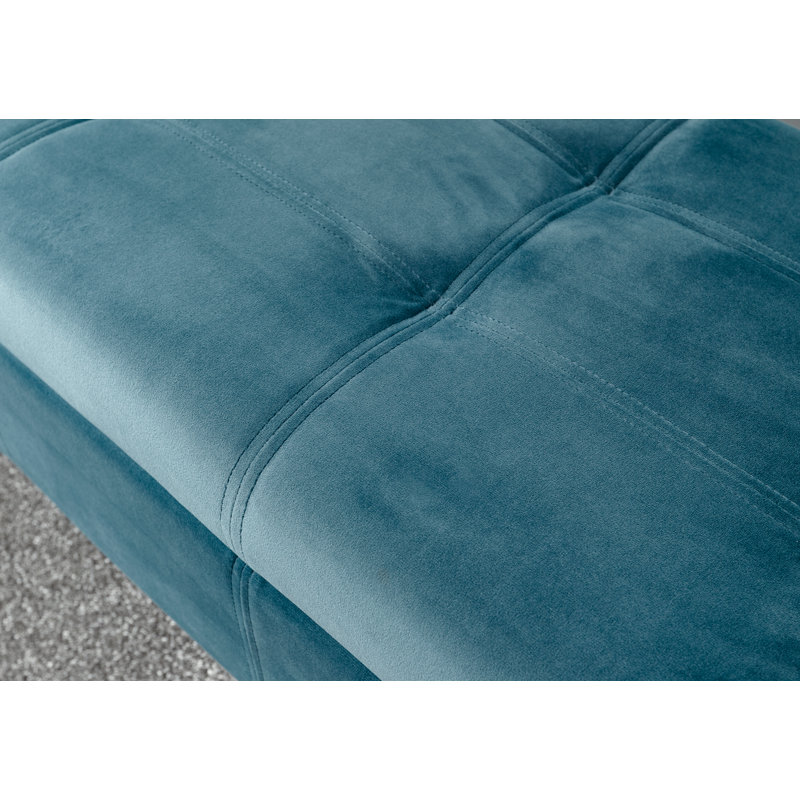 Newtowne Upholstered Storage Bench, Teal