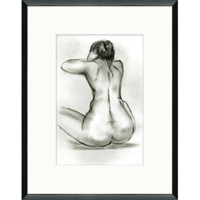 Nude In Charcoal IV Print