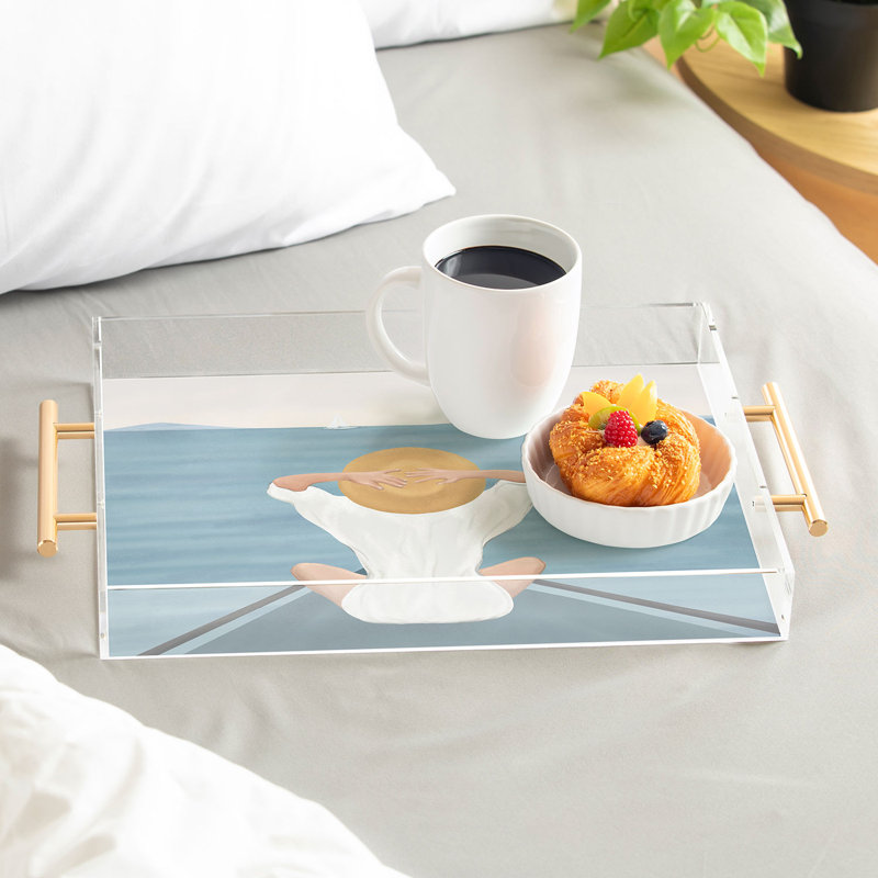 Flow Line Summer Vacation I Acrylic Tray