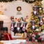 Cozy Buffalo - Bas de Noël à motif écossais en gnome pour Noël - Ensemble de 6 grands bas de cheminée de 19 pouces avec manchette moelleuse, décoration de manteau de cheminée et sacs-cadeaux