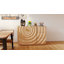 Buffet 47,2 "de large avec 2 portes et 3 tiroirs, tablettes réglables-1674488448