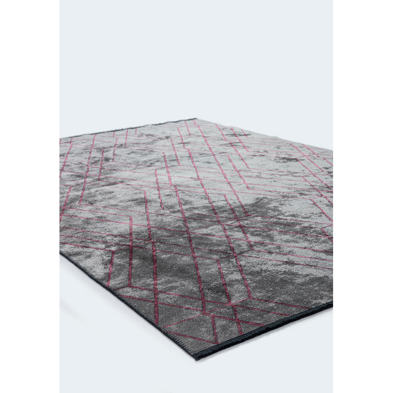 Diamond Geometric 3D Area Rug, Rectangle 7'10" x 9'10"