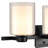 Oslo 3 - Light Dimmable LED Matte Black Vanity Light