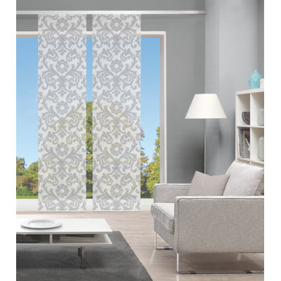 Gadbois Semi Sheer Curtain Panel Pair