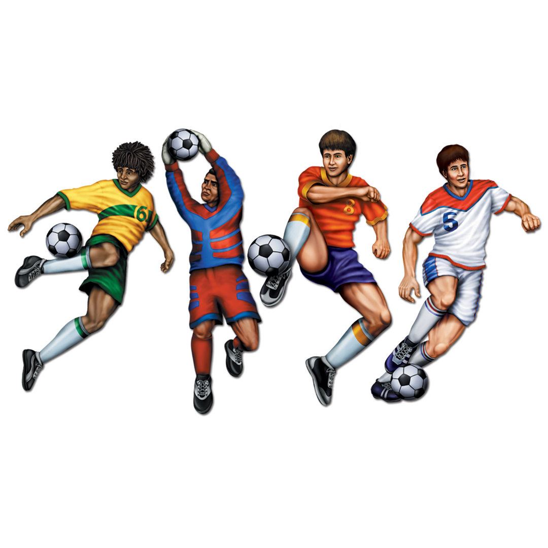 23'' Soccer Cardboard Standup (Set of 4) The Beistle Company