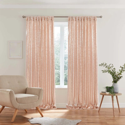 Kbndieu Gold Sequin Background Curtains Party Stage Wedding Background Curtains Large Size Curtains Suitable for Holiday Party Wedding Decoration