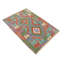 Geometric Wool Hand Woven Area Rug-2107973209
