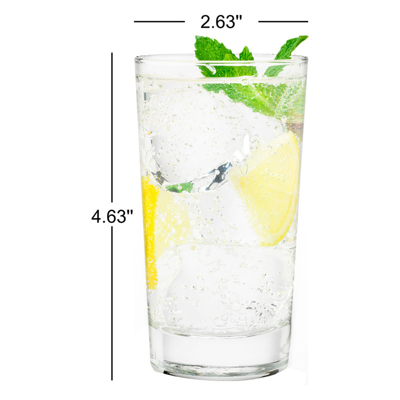 Heavy Base 8 oz. Highball Glassware Set