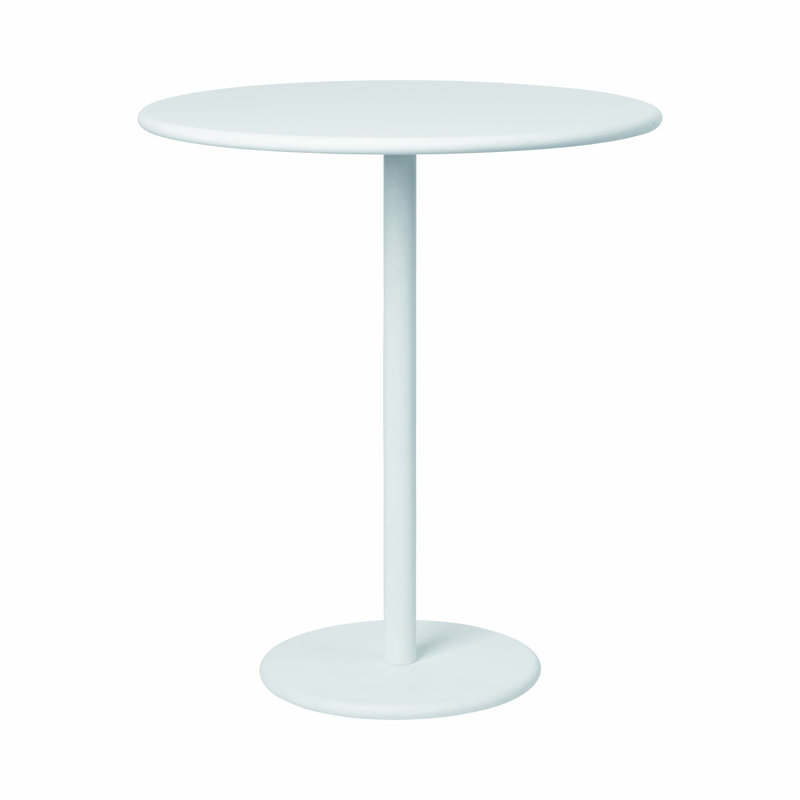 STAY Aluminum Outdoor Side Table, 17.7" H x 15.8" W x 15.8" D, White