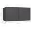 Goer Hanging TV Cabinet 60x30x30 cm-1495655330