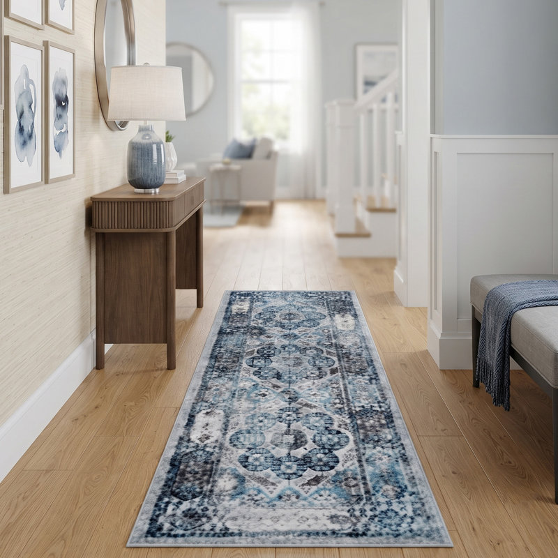 Tapis victorien Honig, Tapis de couloir 2 pi x 6 pi