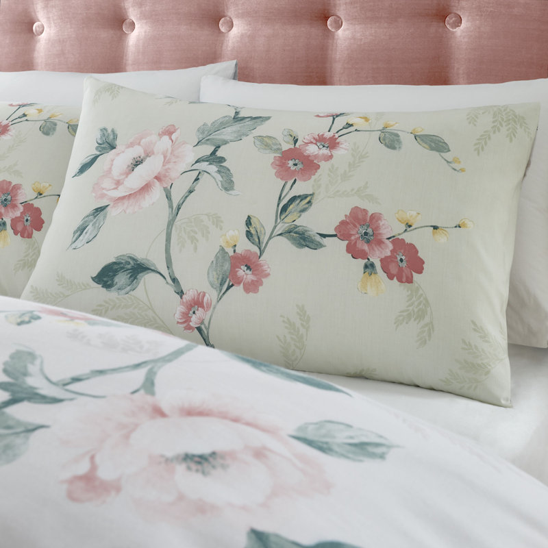Floral Duvet Cover Set, 200 x 200cm Duvet Cover + 2 Pillowcases