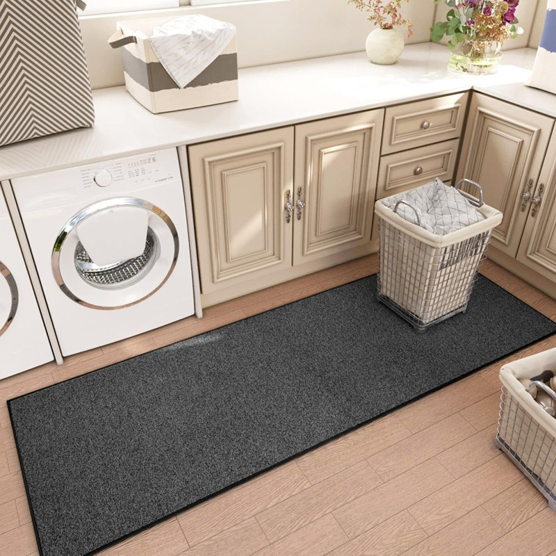 Non Slip Rubber Backing, Washable Soft Floor Car...