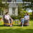 Alakai 5-Piece Outdoor Wicker Crescent High Backrest Swivel Chair Set With Ottomans And Side Table-1081307021