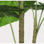 30 "plante tropicale artificielle feuille d'alocasia avec pot blanc 2pc / ensemble
