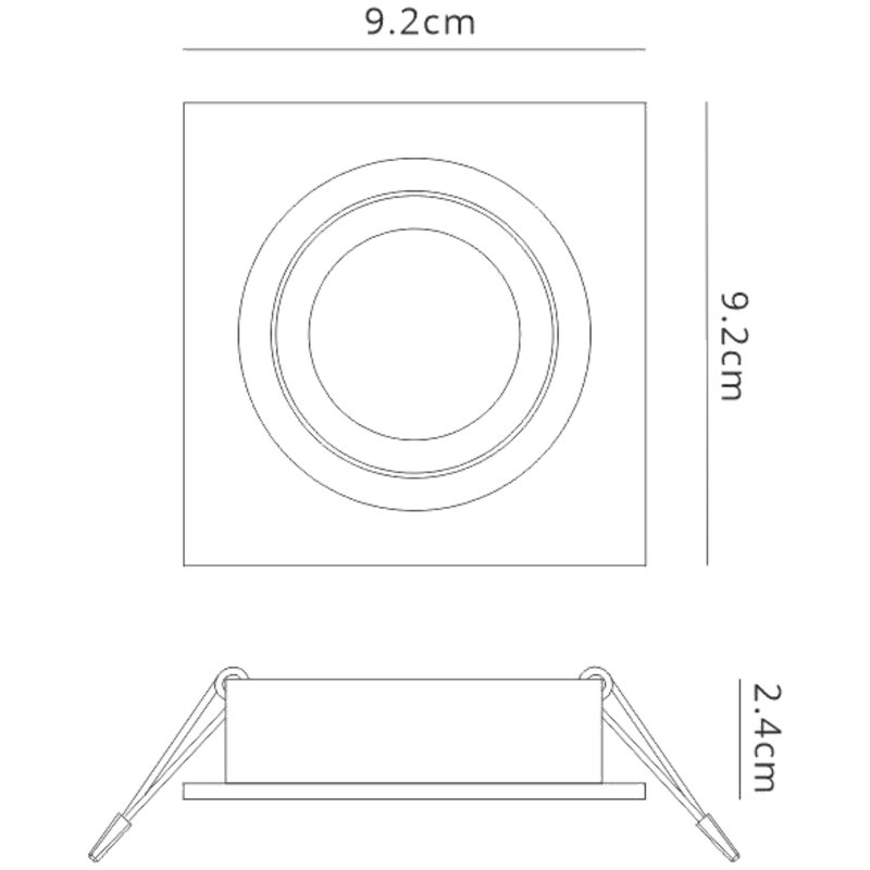 Basico Recessed Housing