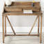 Bureau en bois massif avec rehausse Brileigh-18643211