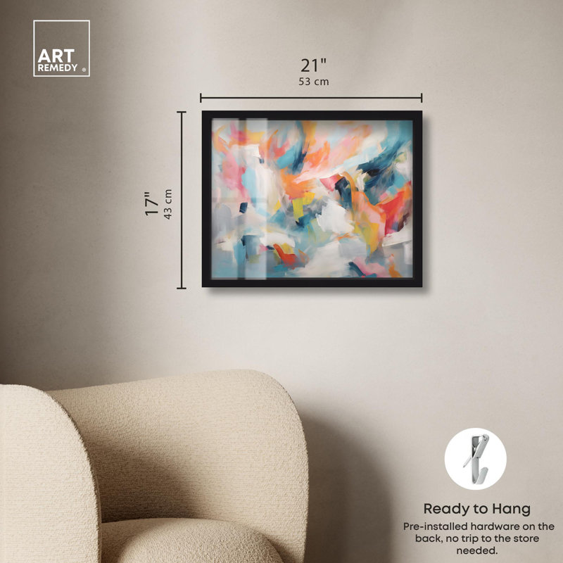 Radiant Dusk I Shadowbox Print Bright Decor par Art Remedy, H 17 po x l 21 po, Noir
