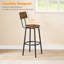 Counter Stool with Metal Frame