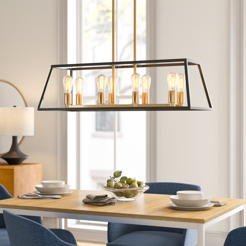 Luminaire suspendu linéaire 8 lumières