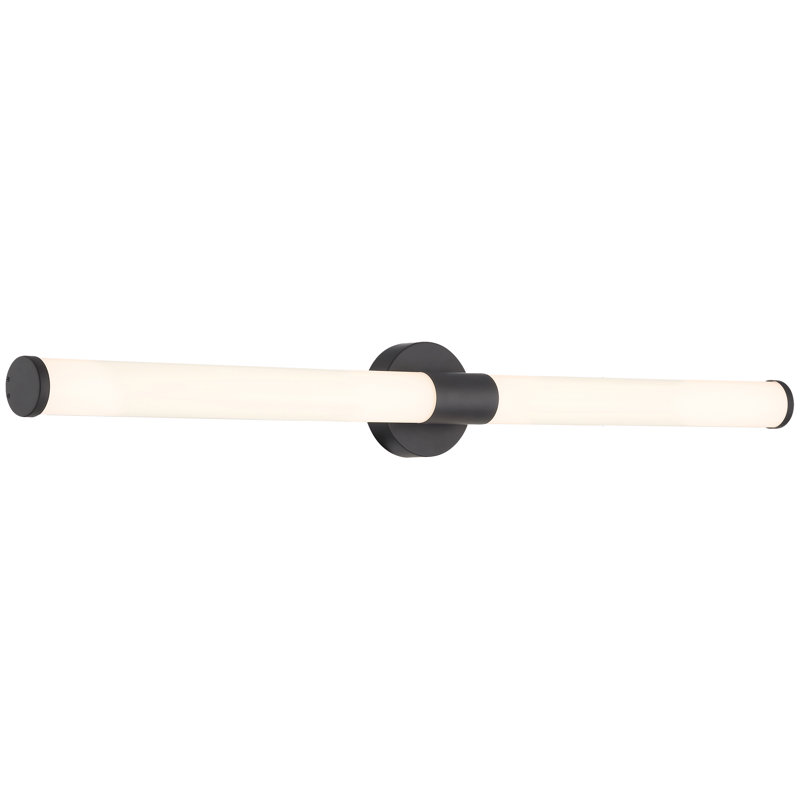 Dimmable LED Vanity Light, Matte Black