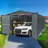  13 ft. W X 20 ft. D Metal Storage Shed Garage Shed-102834419