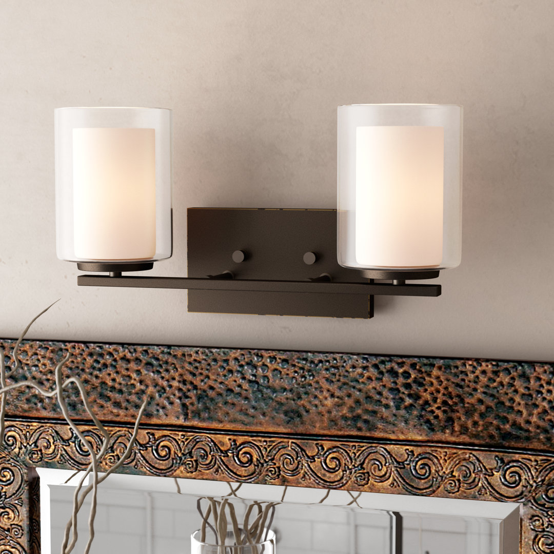 Arie 2-Light Dimmable Vanity Light Lark Manor™ 