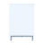 Brighton 60" TV Stand With Glass Shelves And Media Wire Management In White-916086477