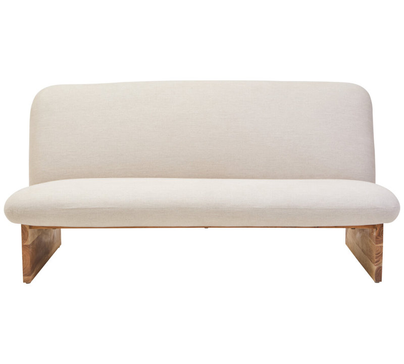 2 Seater Linen Loveseat