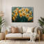 Art mural en métal jonquilles botaniques-8137570