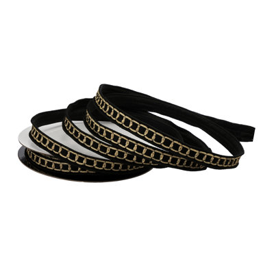 1"X5Y Velvet Brocade Wired Ribbon
