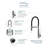 Transolid Bell'arte Pull Down Kitchen Faucet-49523159