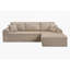 Canapé modulaire 109 po avec méridienne en forme de L et canapé modulaire 109 po.-1686121794