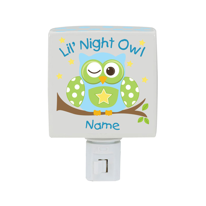 Veilleuse Lil Night Owl avec nom personnalisé imprimé