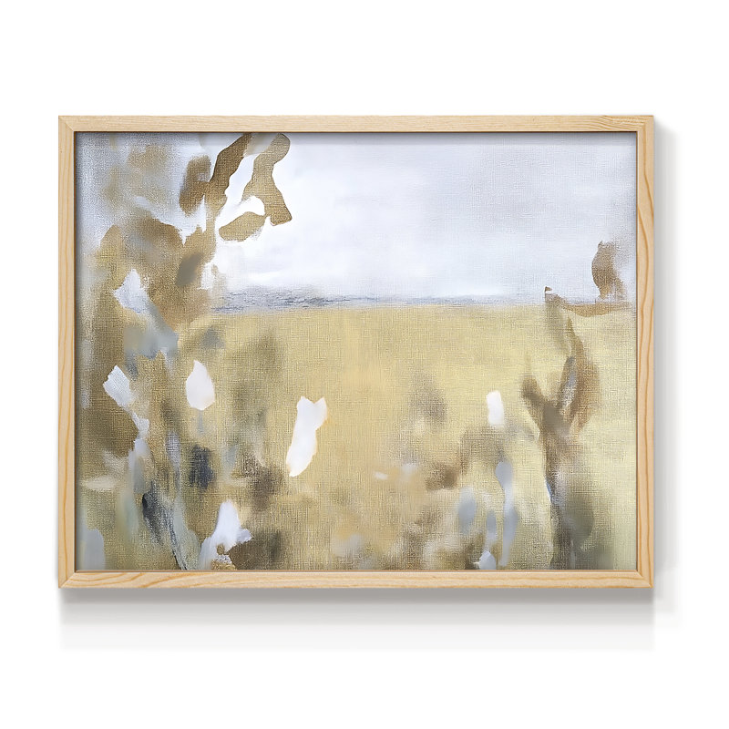 Landscape Series-XV -Framed Print - Restickable, Naturel, H 16 po x l 20 po