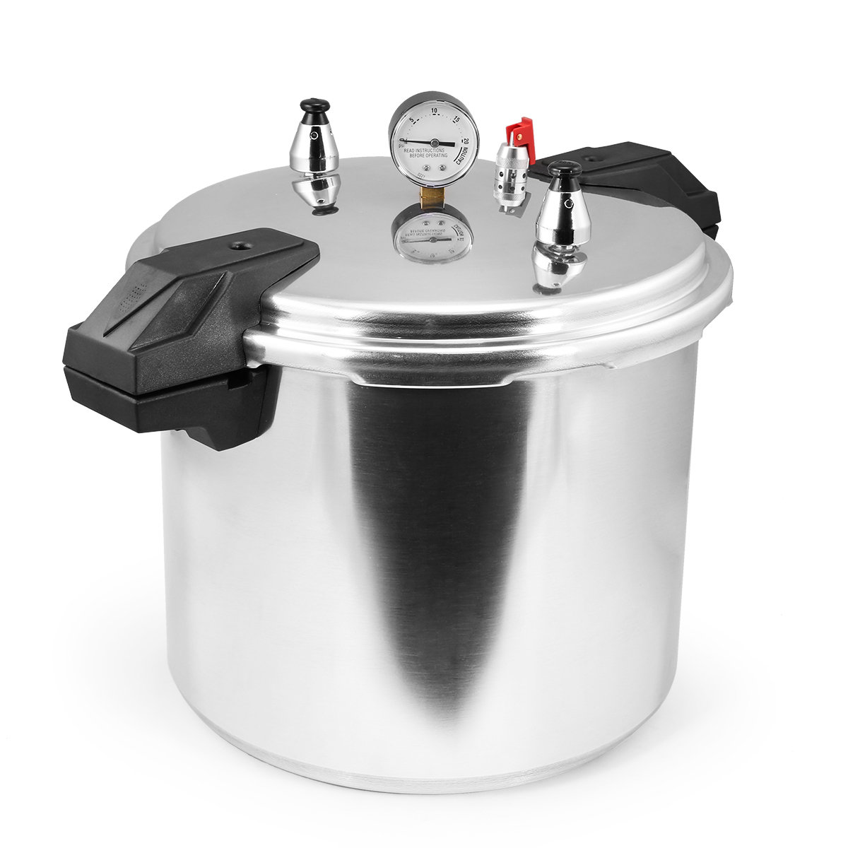 Zavor EZLock Stainless Steel 12 Quart Pressure Cooker - Canning