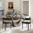 Round Tempered Glass Dining Table