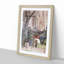 Cherry Tree in Kawagoe by Hiroshi Yoshida - Framed Print-55621092-55621095