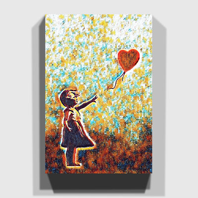Banksy - Wrapped Canvas Print