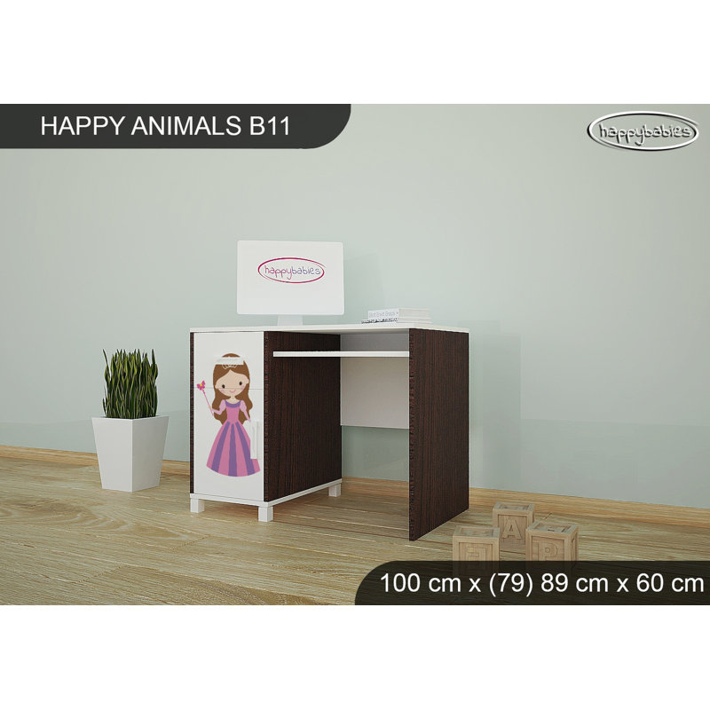 100cm Writing Desk, Chestnut