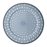 Swarovski Signum - Service Plate 13 In Azure Blue