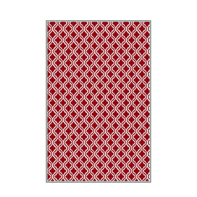 Luxurious 3D Printed Woven Carpet, 55.1 x 86.6 inches | 100% Polyester, Antibacterial, Machine Washable | Non-Slip PVC Felt Dot Underside, 0.3 in Pile Height | Perfect for Living Room, Bedroom & Home Decor