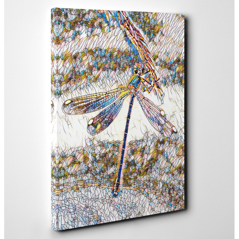 Dragonfly - Wrapped Canvas, 76cm H x 50cm W