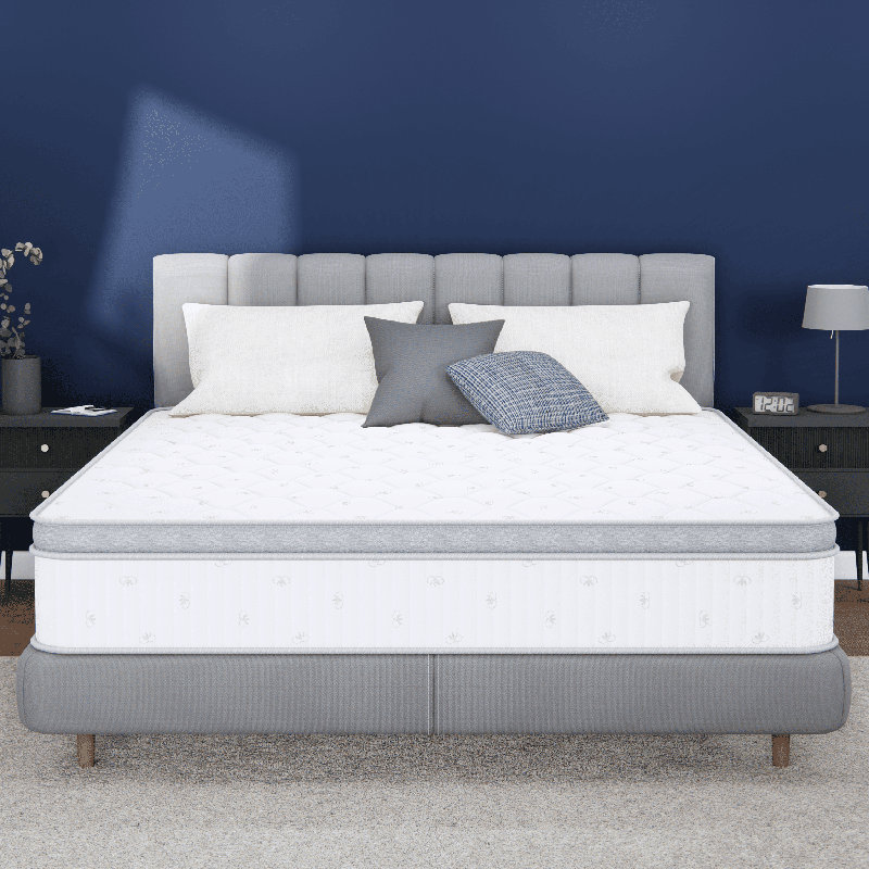 Matelas hybride en gel 12 po, Grand lit, 12"